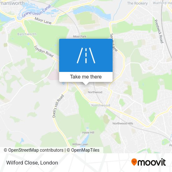 Wilford Close map