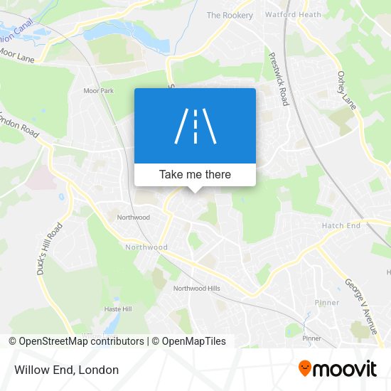 Willow End map