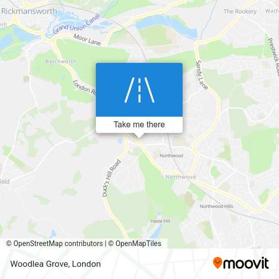 Woodlea Grove map