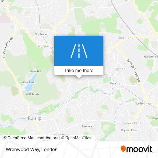 Wrenwood Way map