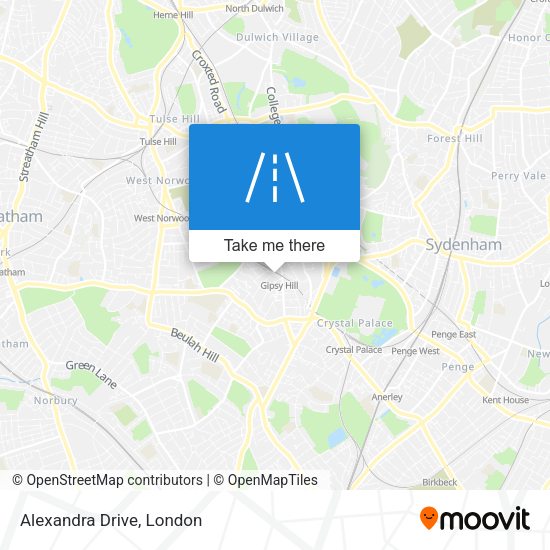 Alexandra Drive map