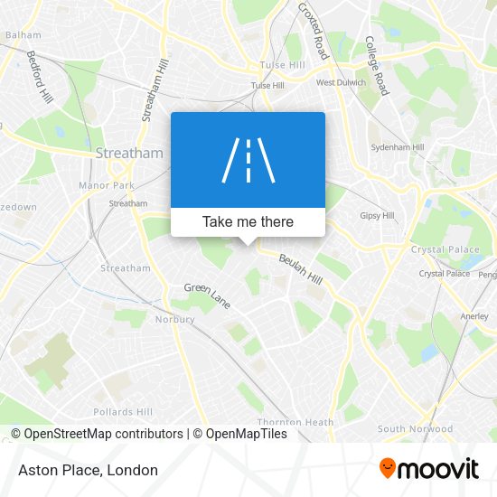 Aston Place map