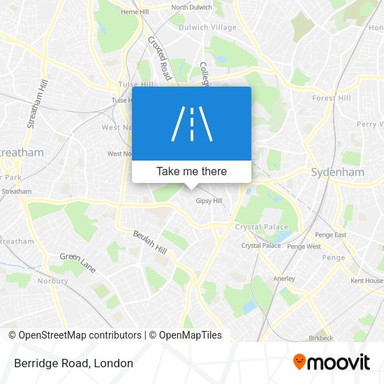 Berridge Road map