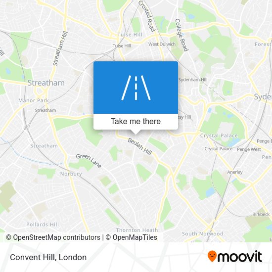 Convent Hill map