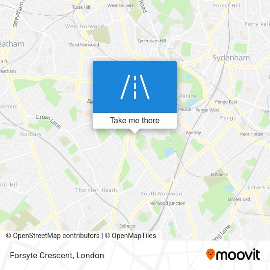 Forsyte Crescent map