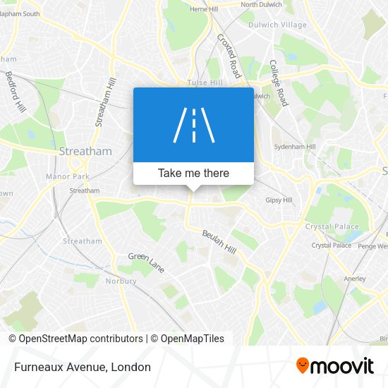 Furneaux Avenue map