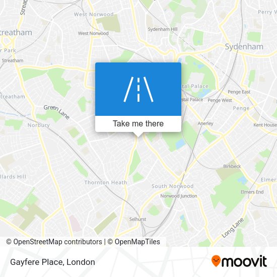 Gayfere Place map