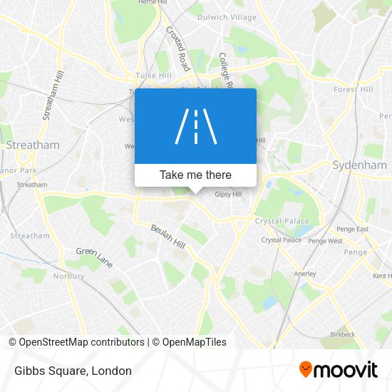 Gibbs Square map