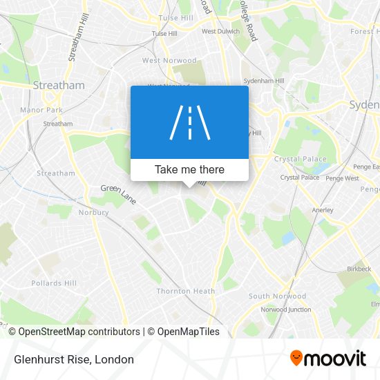 Glenhurst Rise map