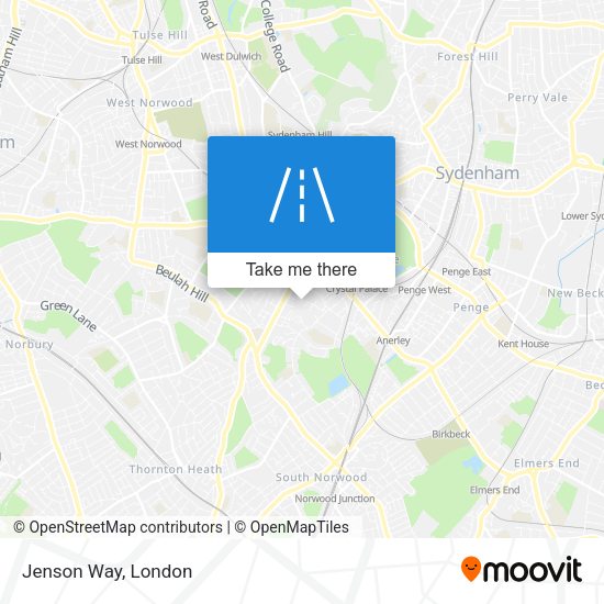 Jenson Way map