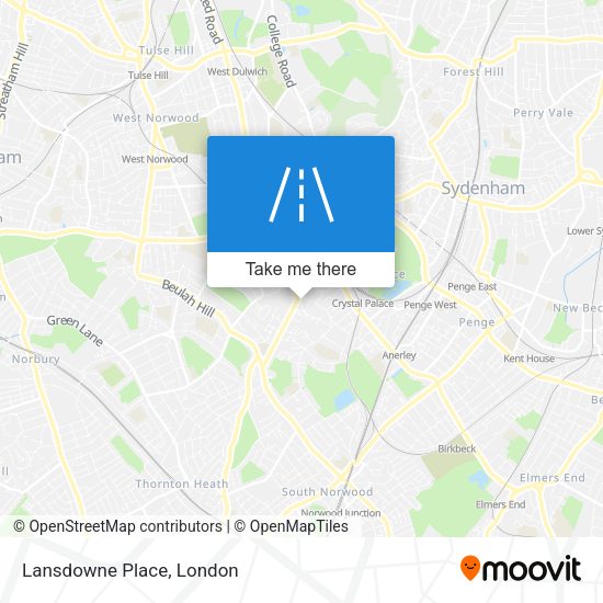 Lansdowne Place map