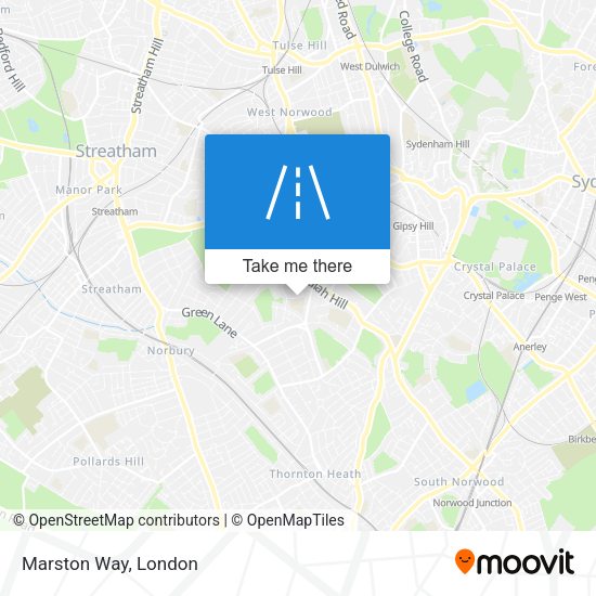 Marston Way map