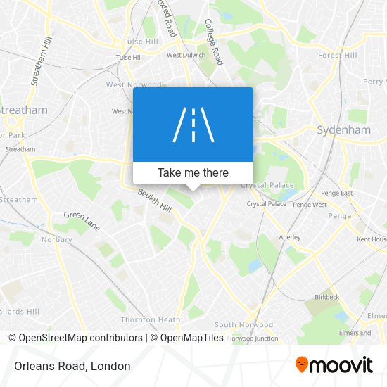 Orleans Road map