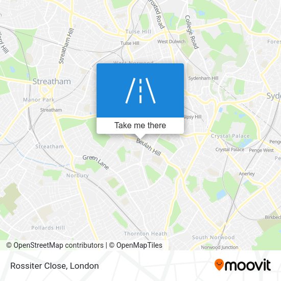 Rossiter Close map
