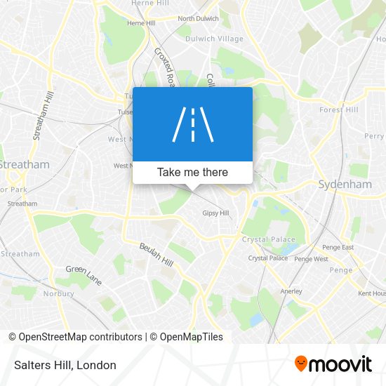 Salters Hill map