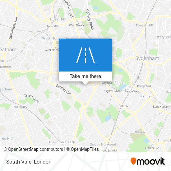 South Vale map