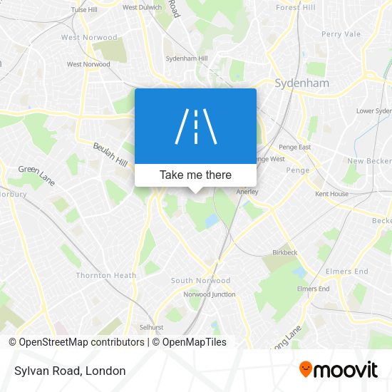 Sylvan Road map