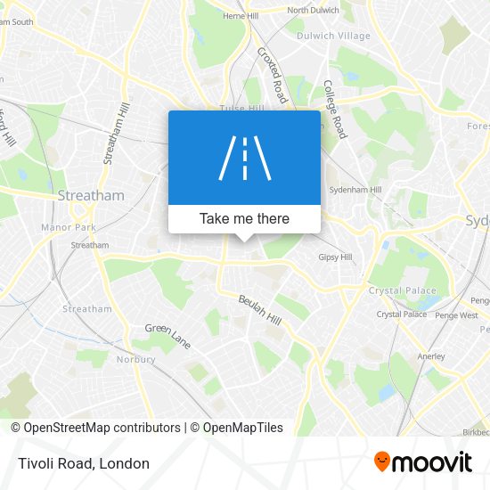 Tivoli Road map