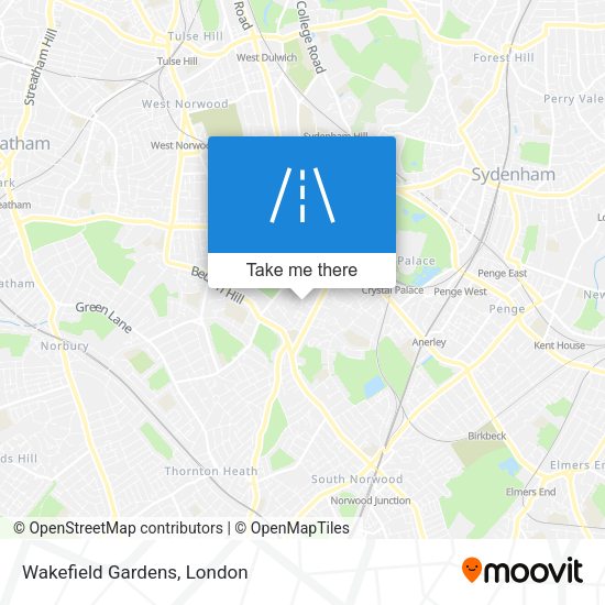 Wakefield Gardens map