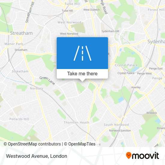 Westwood Avenue map