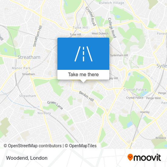 Woodend map