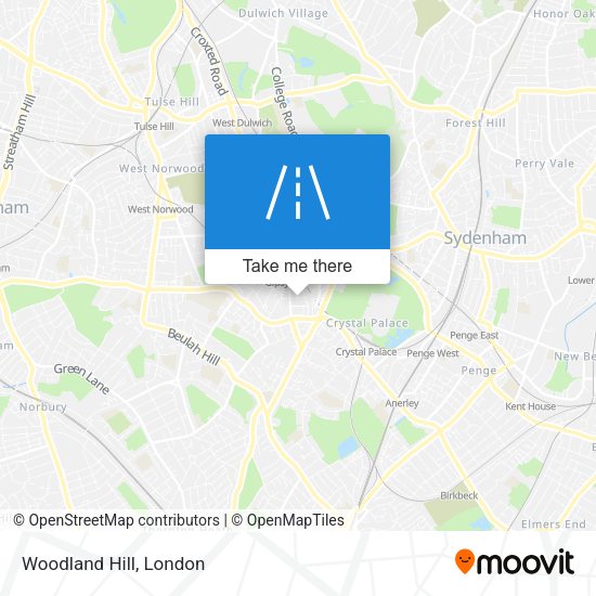 Woodland Hill map