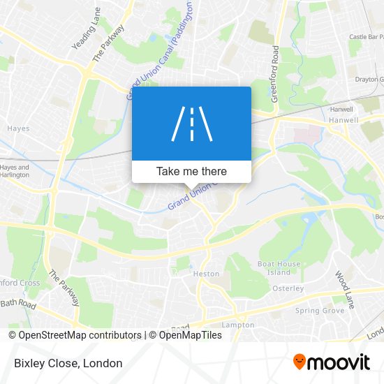 Bixley Close map