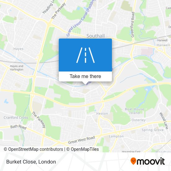 Burket Close map