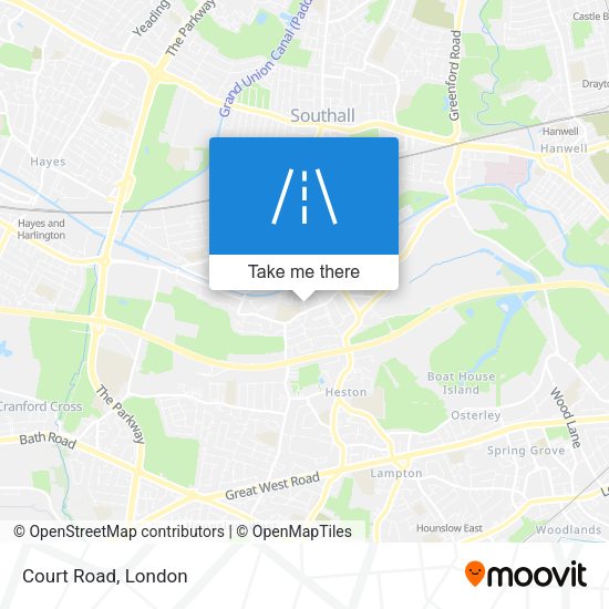 Court Road map