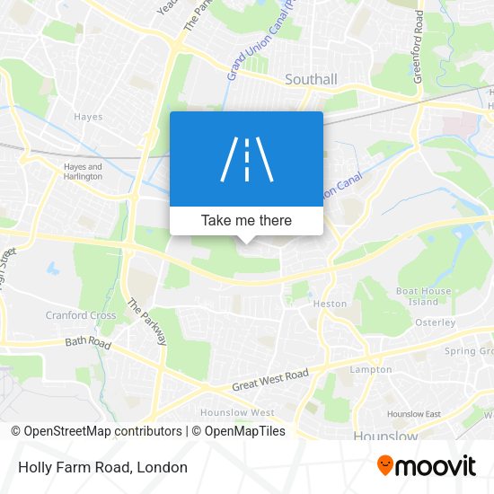 Holly Farm Road map