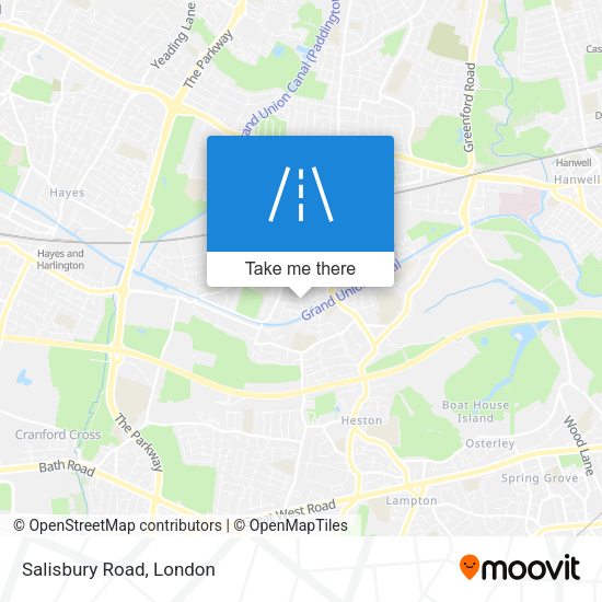 Salisbury Road map