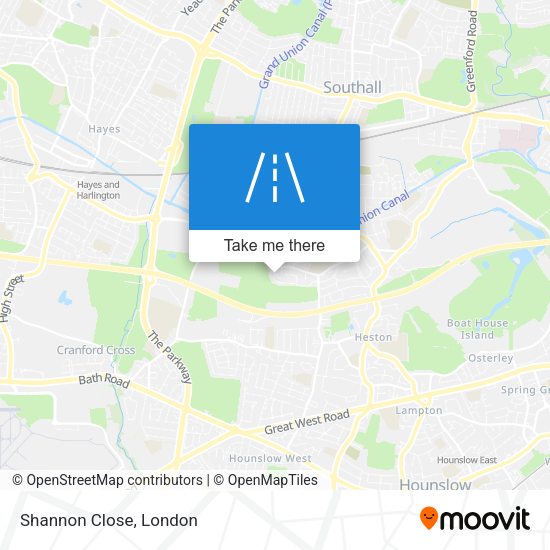 Shannon Close map
