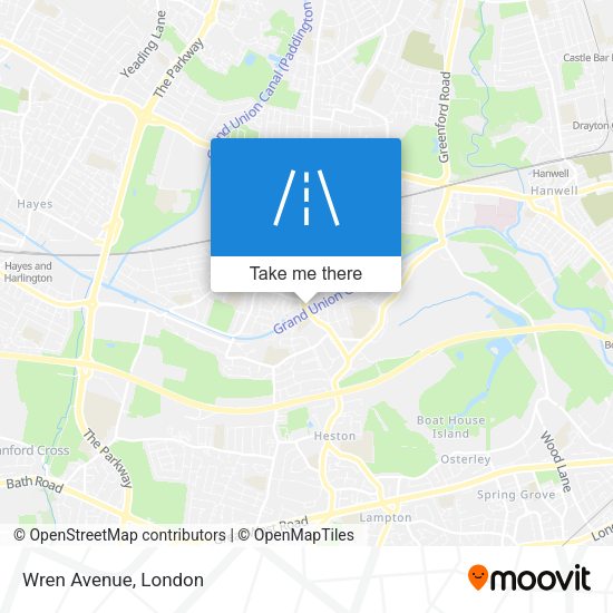 Wren Avenue map