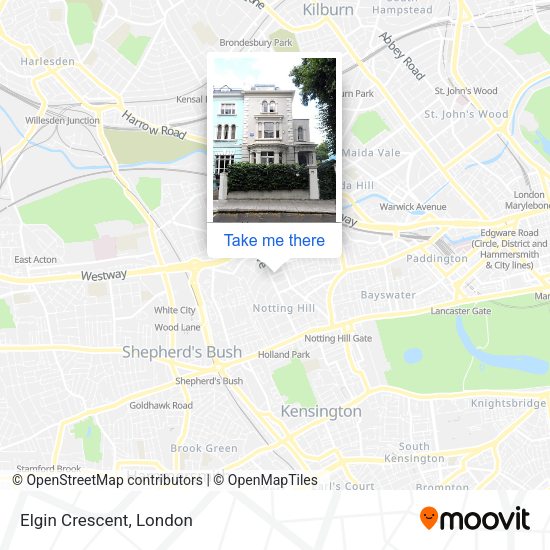 Elgin Crescent map