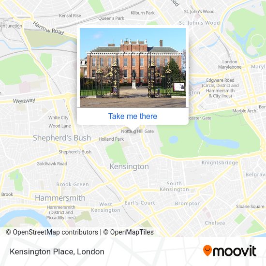 Kensington Place map
