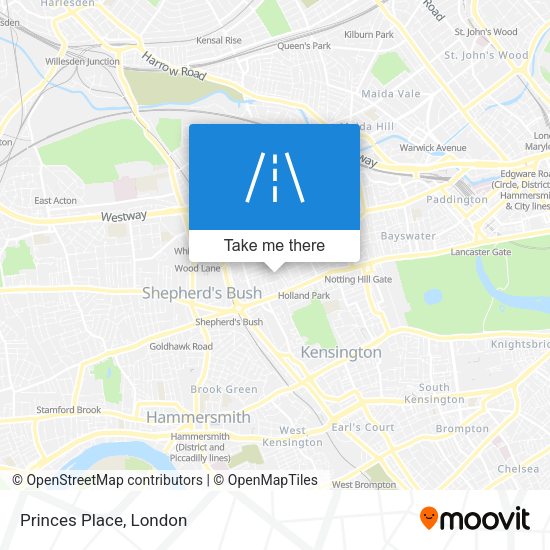 Princes Place map