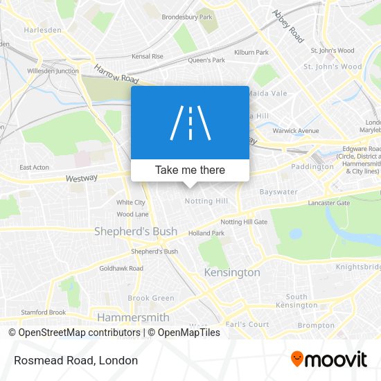 Rosmead Road map