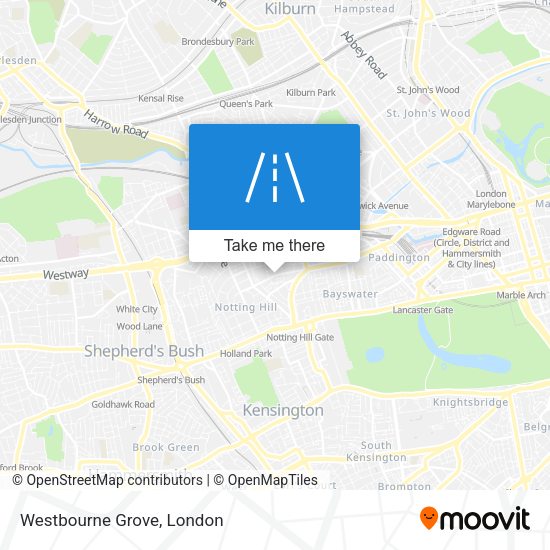 Westbourne Grove map