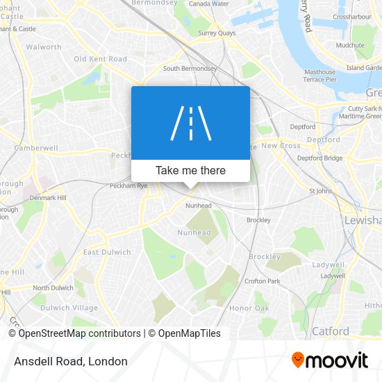 Ansdell Road map