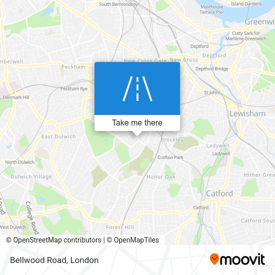 Bellwood Road map