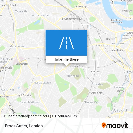 Brock Street map