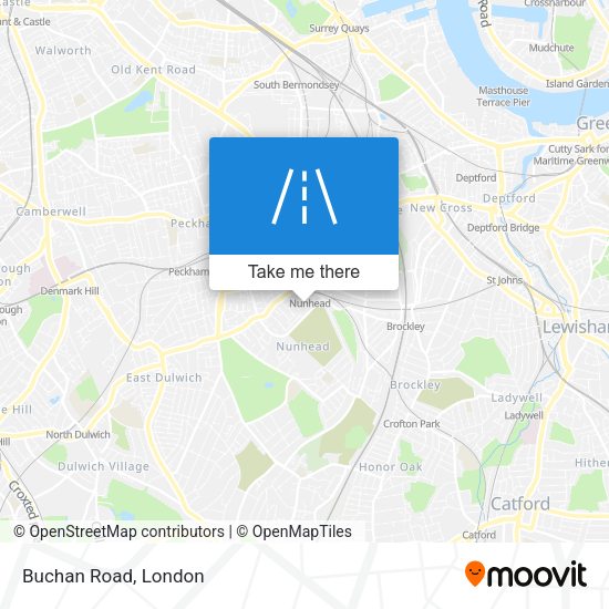 Buchan Road map