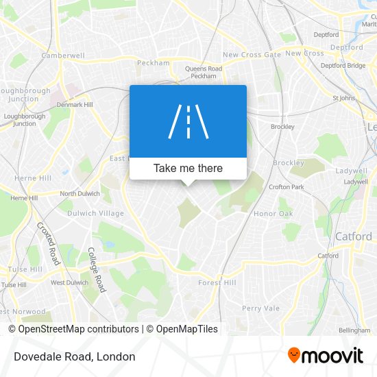 Dovedale Road map