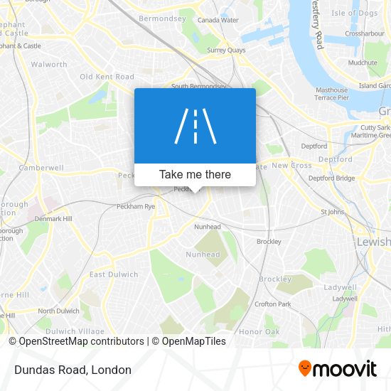 Dundas Road map