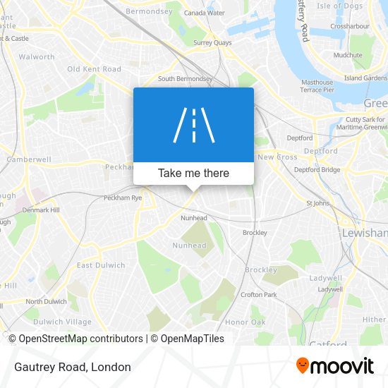 Gautrey Road map