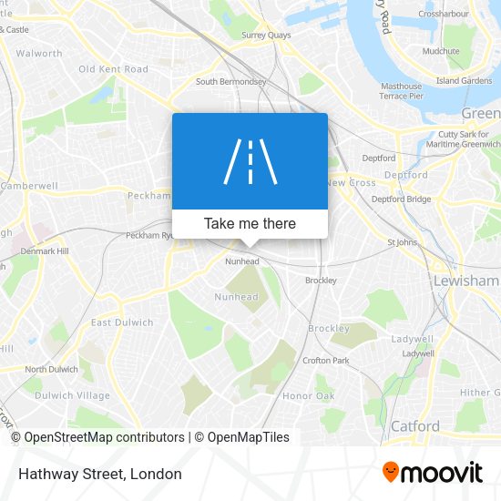 Hathway Street map