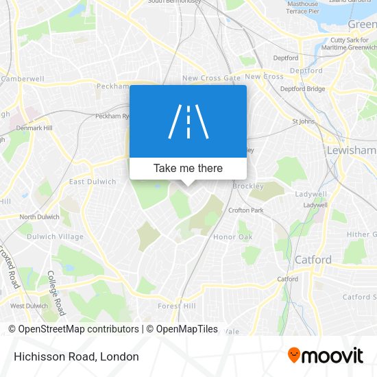 Hichisson Road map
