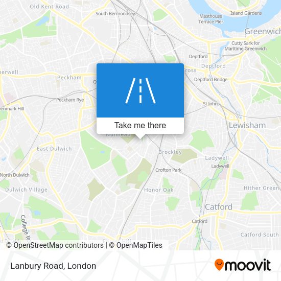 Lanbury Road map