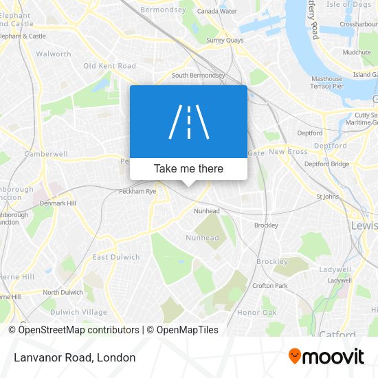 Lanvanor Road map