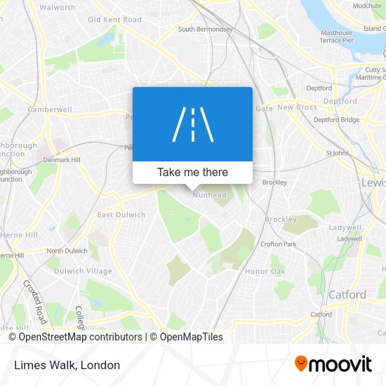 Limes Walk map